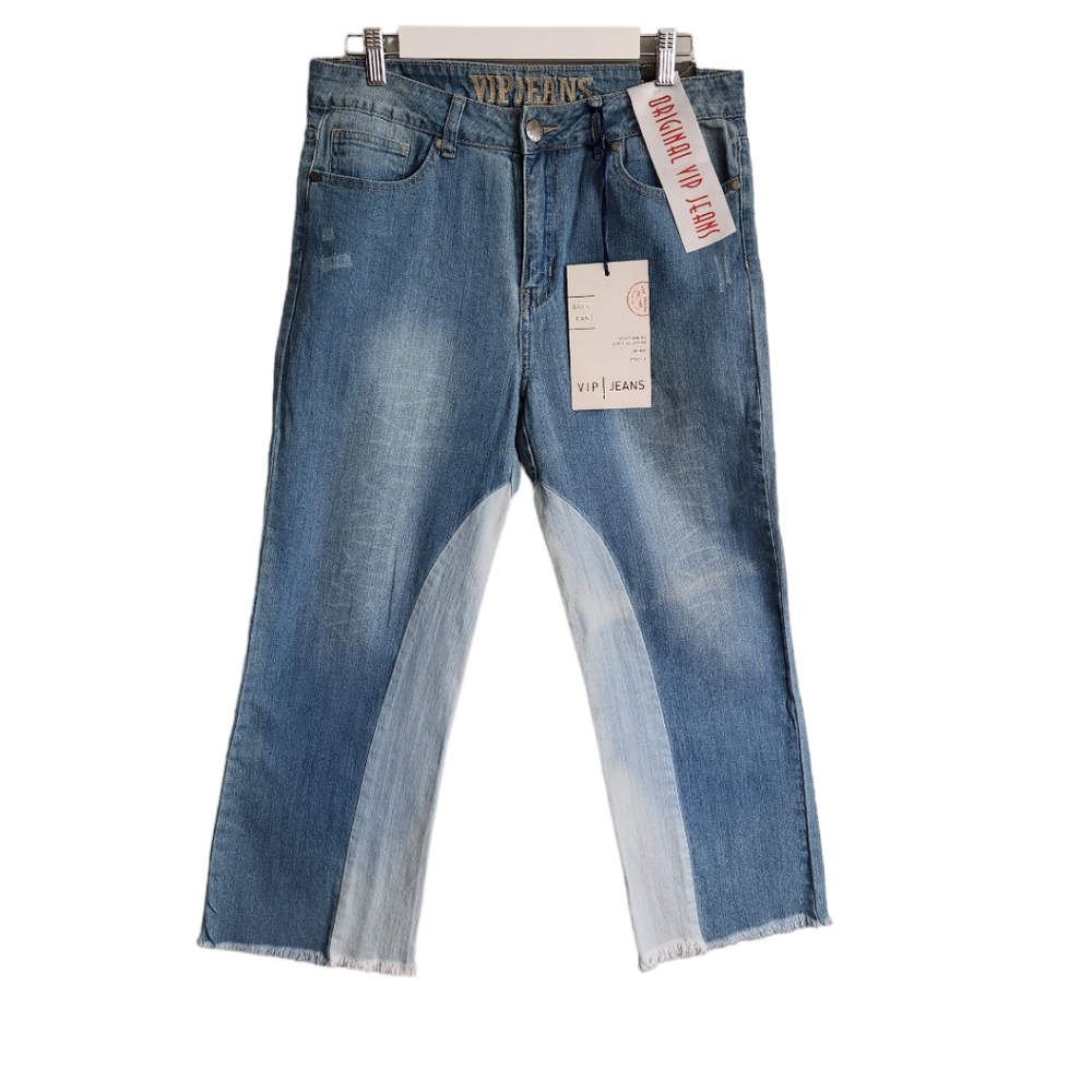 V.I.P. Patchwork Colorblock Jeans